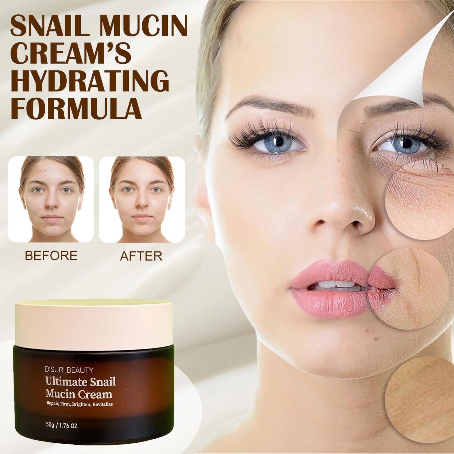 DISURI Beauty Ultimate Snail Mucin Cream