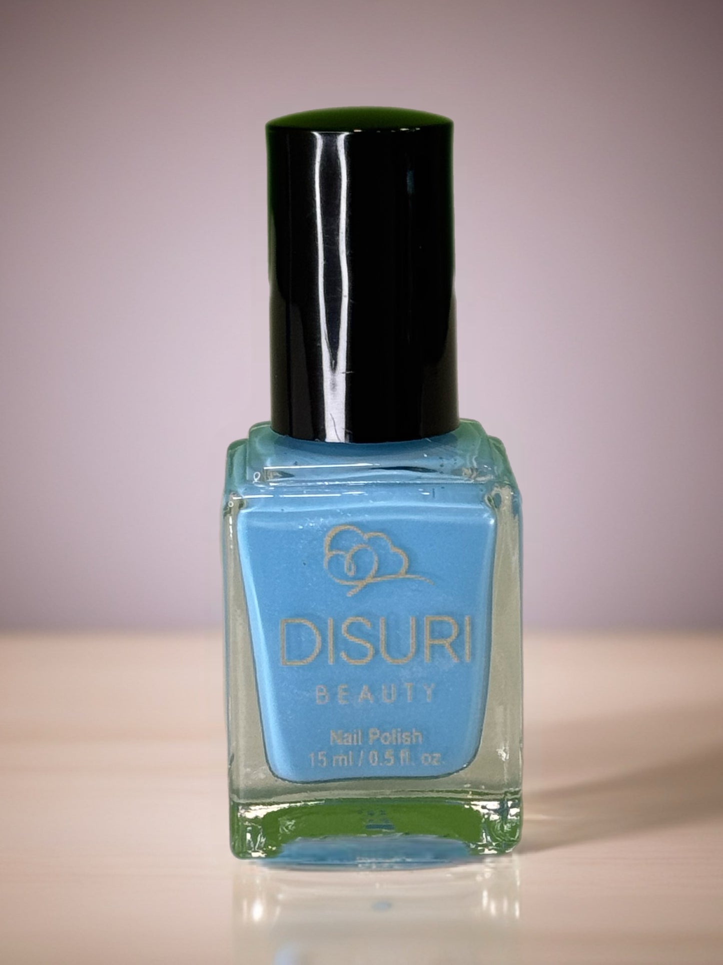 DISURI Beauty Vegan Nail Polish – La La Land (#5D9ED2 Sky Blue, 0.7 oz)