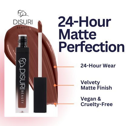 DISURI Beauty Liquid Lipstick - Celia