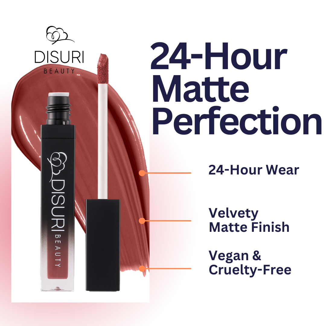 DISURI Beauty Liquid Lipstick - Crave Me