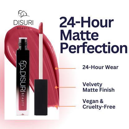 DISURI Beauty Liquid Lipstick - Miami Nights