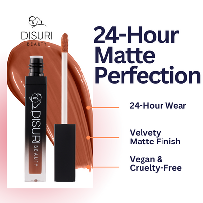 DISURI Beauty Liquid Lipstick - Peanut Butter