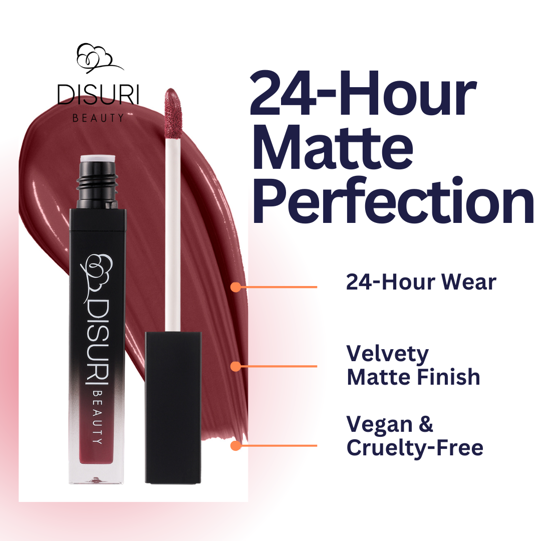 DISURI Beauty Liquid Lipstick - Too Focused