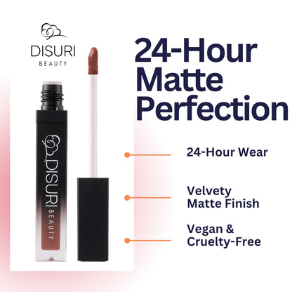 DISURI Beauty Liquid Lipstick - Wild Girl