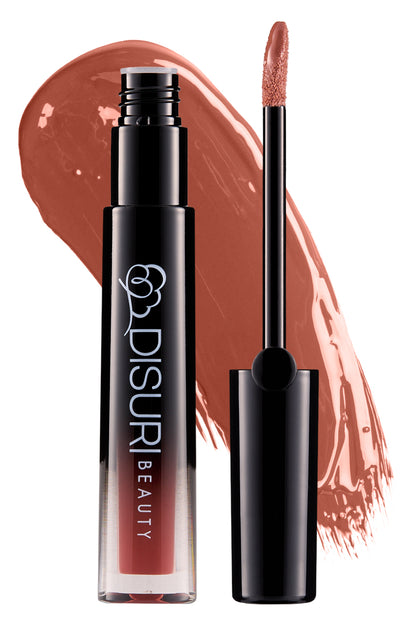 DISURI Beauty Glossy Blast Lip Gloss - Hot Cocoa