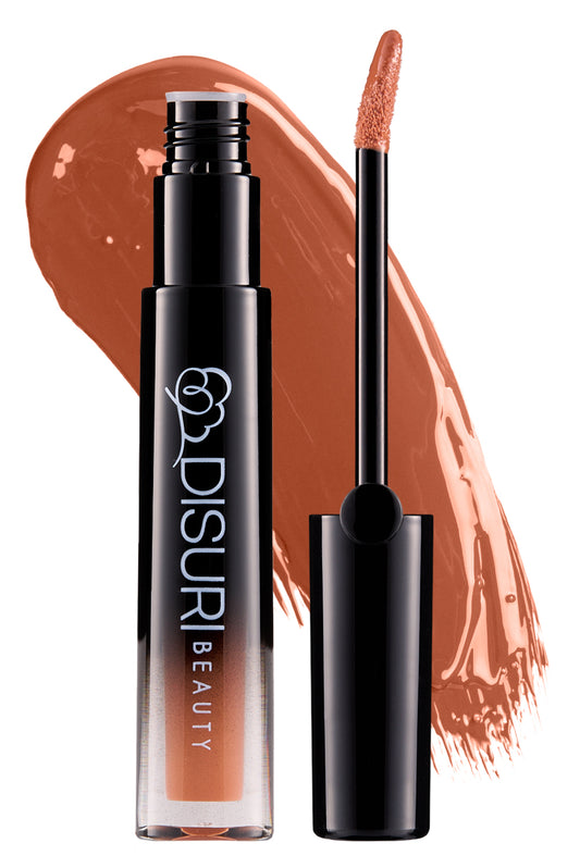 DISURI Beauty Glossy Blast Lip Gloss - Cafe Con Leche