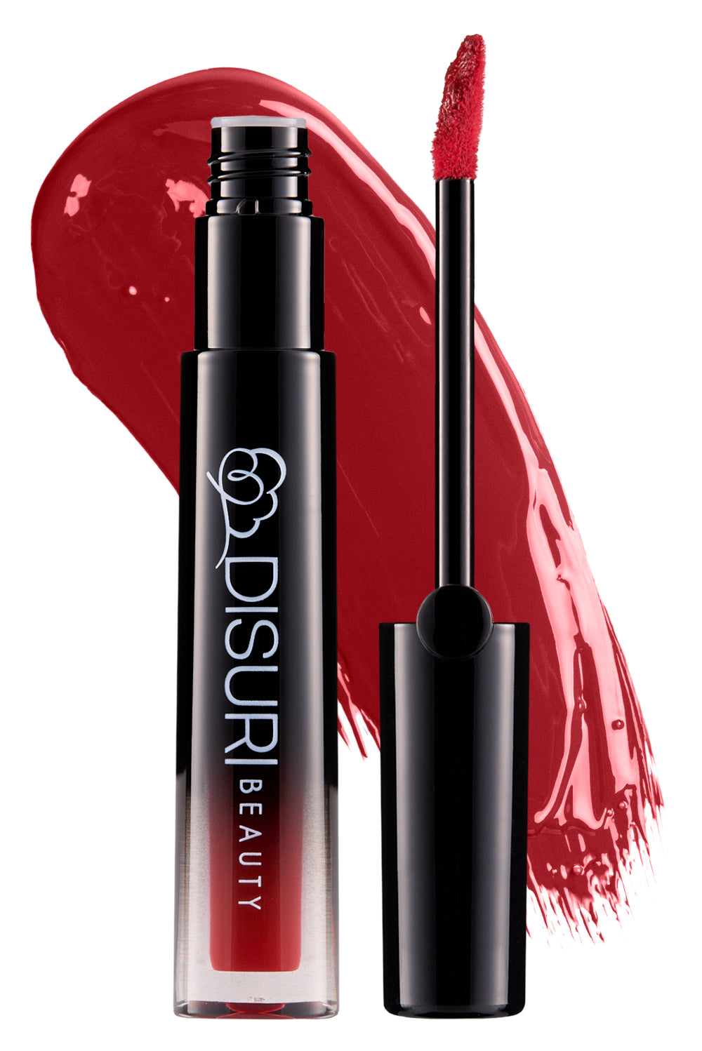 DISURI Beauty Glossy Blast Lip Gloss - Forbidden Red