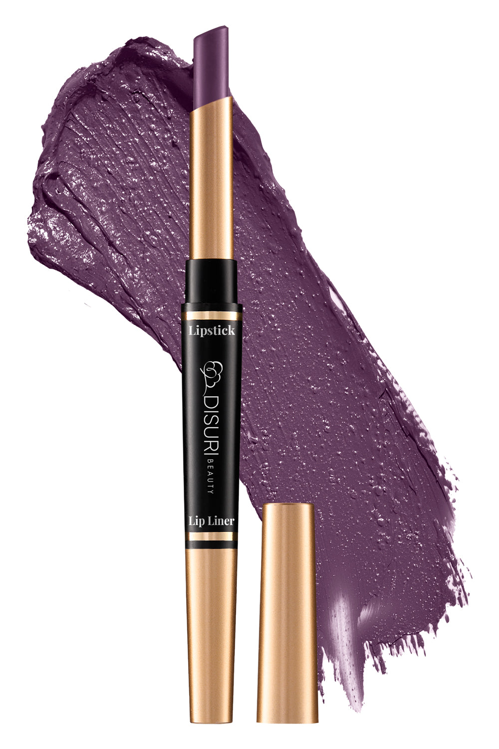 DISURI Beauty 2-in-1 Lipstick Lip Liner Kit - Uptown Purple: #18