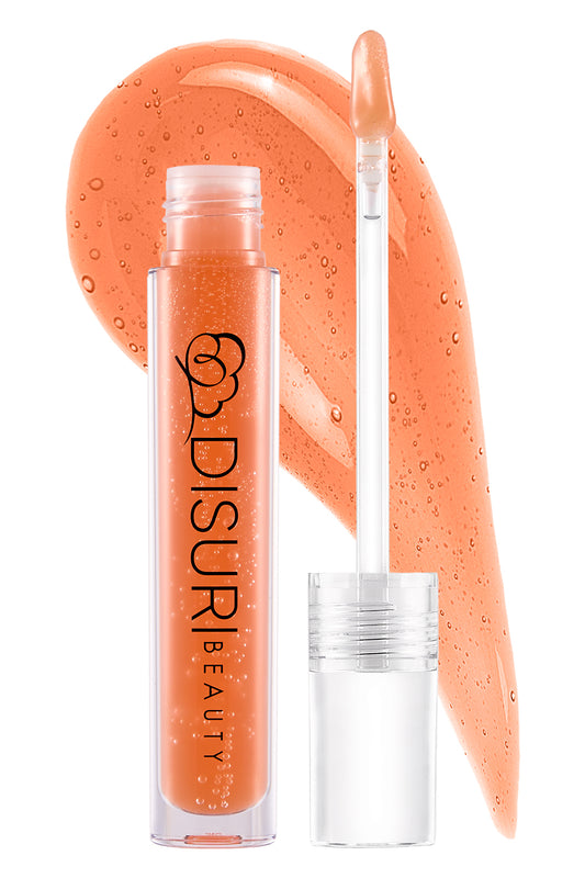 DISURI Beauty Plumping Lip Gloss - Passion Fruit Pop