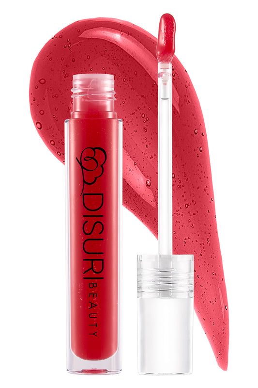 DISURI Beauty Plumping Lip Gloss - Pomegranate Pop