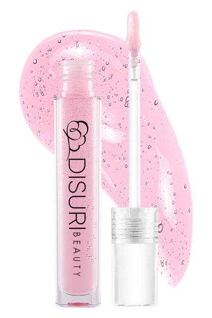 DISURI Beauty Plumping Lip Gloss - Strawberry Pop