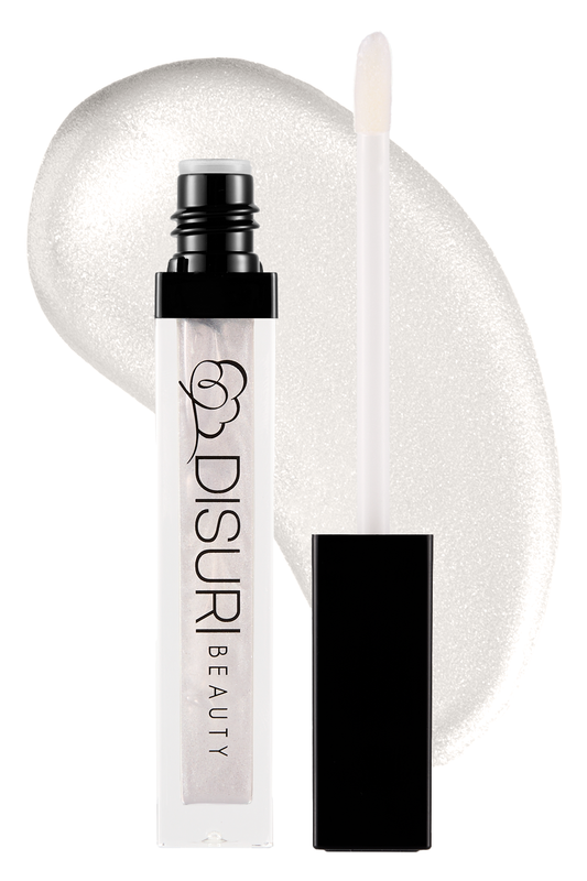 DISURI Beauty Shimmer Lip Gloss - Clear Diamonds