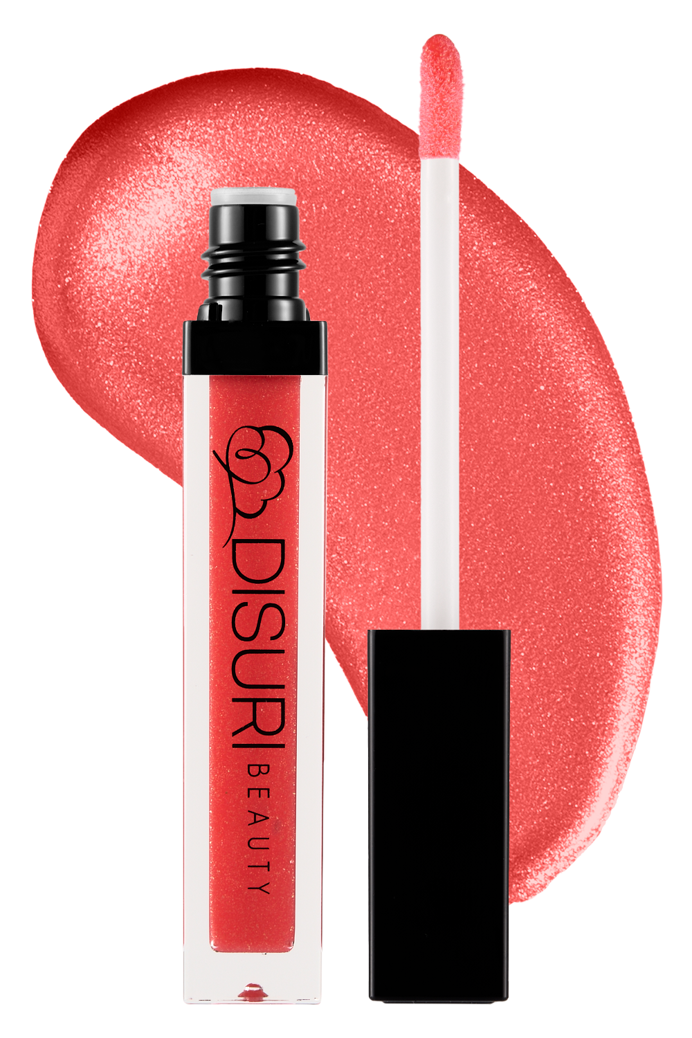 DISURI Beauty Shimmer Lip Gloss - Tropical Burst