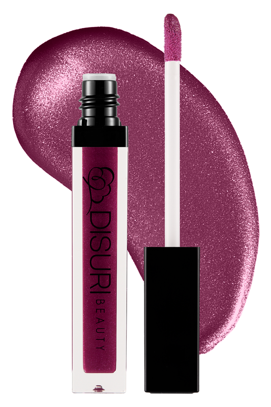 DISURI Beauty Shimmer Lip Gloss - Sexy Berry Dreams