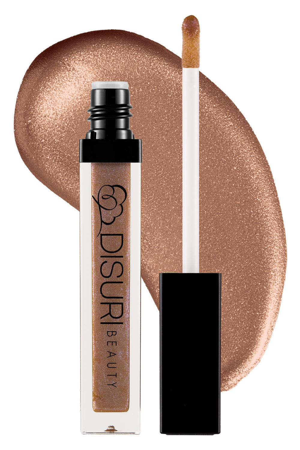 DISURI Beauty Shimmer Lip Gloss - Honey Goddess