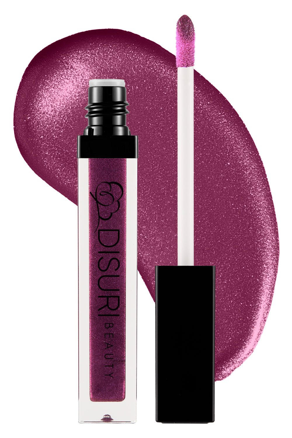 DISURI Beauty Shimmer Lip Gloss - Berry Kiss