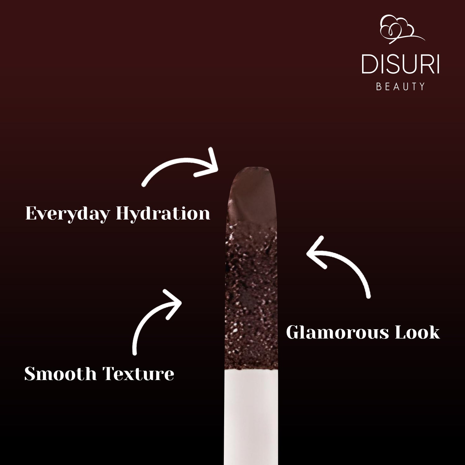 DISURI Beauty Liquid Lipstick - Midnight Mocha