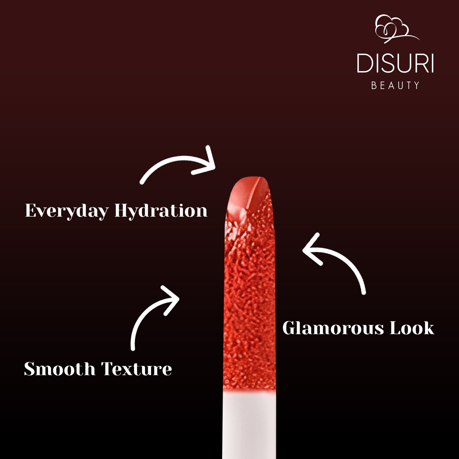 DISURI Beauty Liquid Lipstick - Seductive