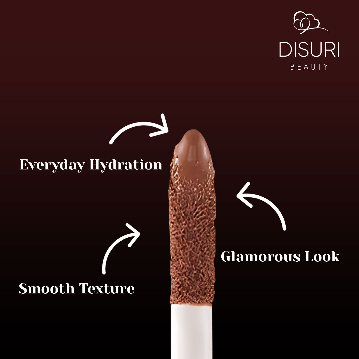 DISURI Beauty Liquid Lipstick - Hazelnut Crush