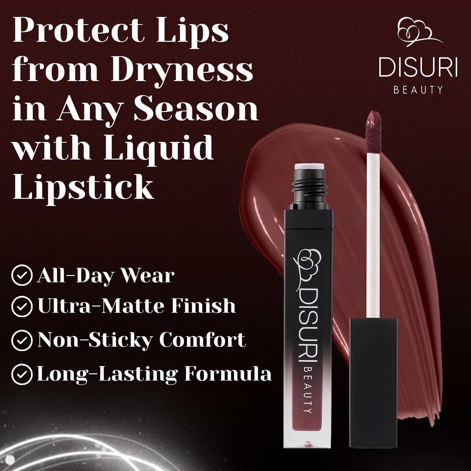 DISURI Beauty Liquid Lipstick - At My Worst