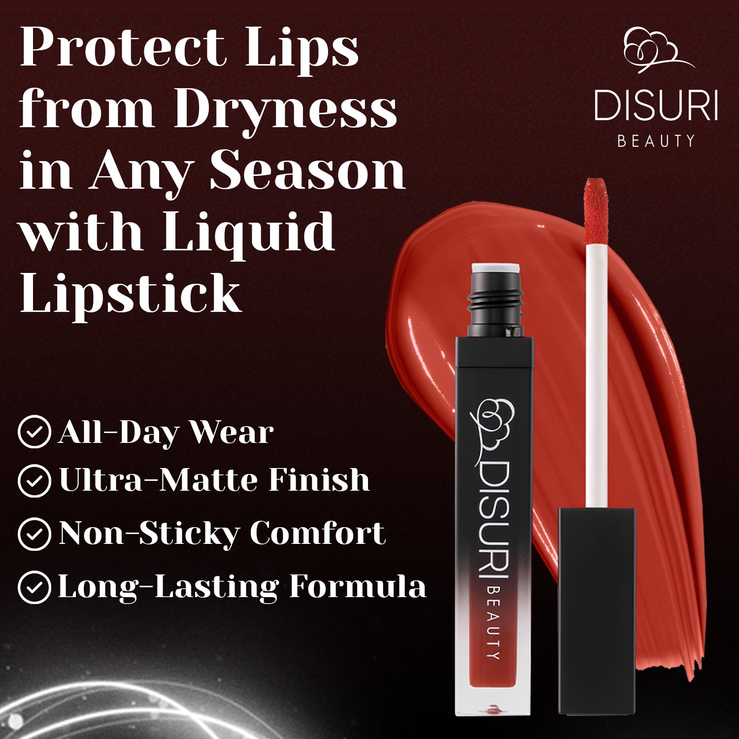 DISURI Beauty Liquid Lipstick - Baddest Girl on The Block