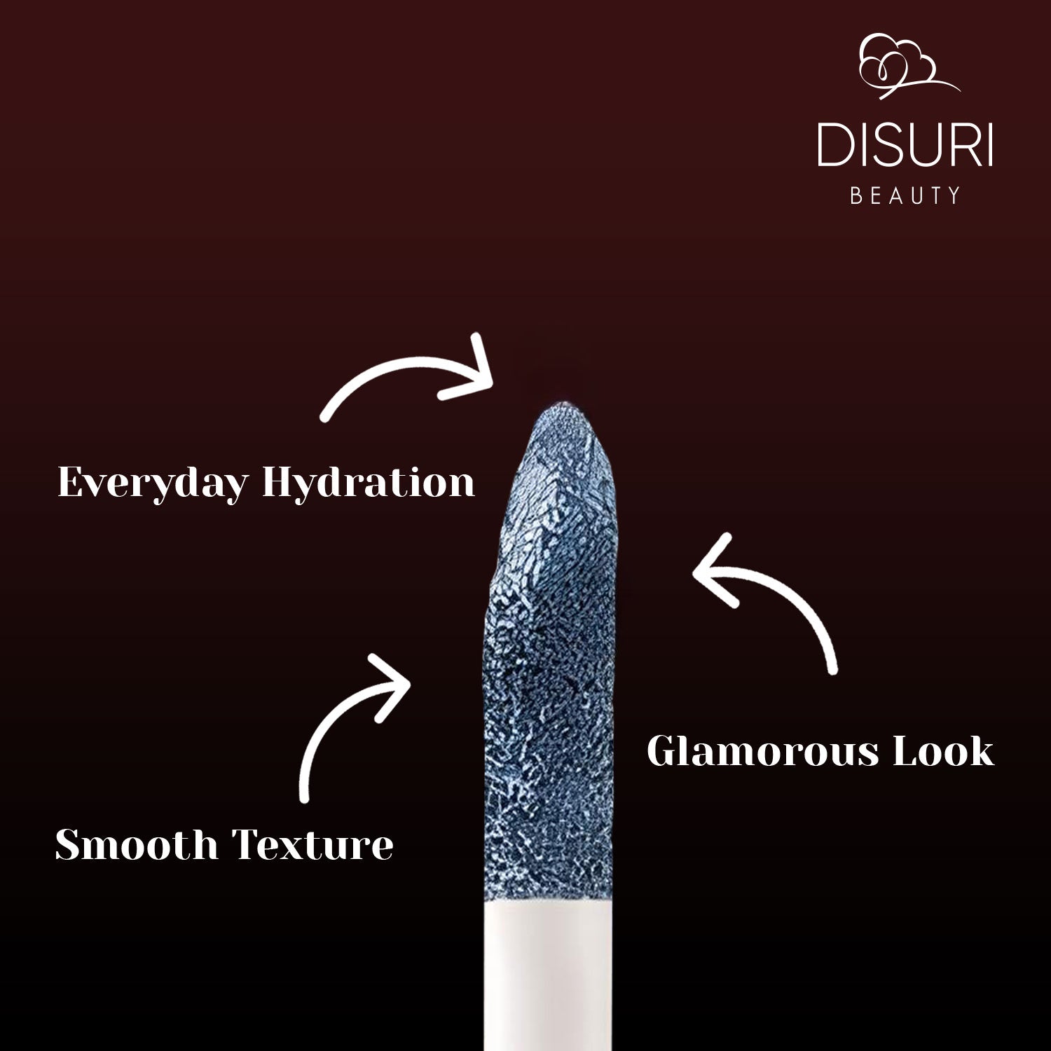 DISURI Beauty Liquid Lipstick - Blue Ambition