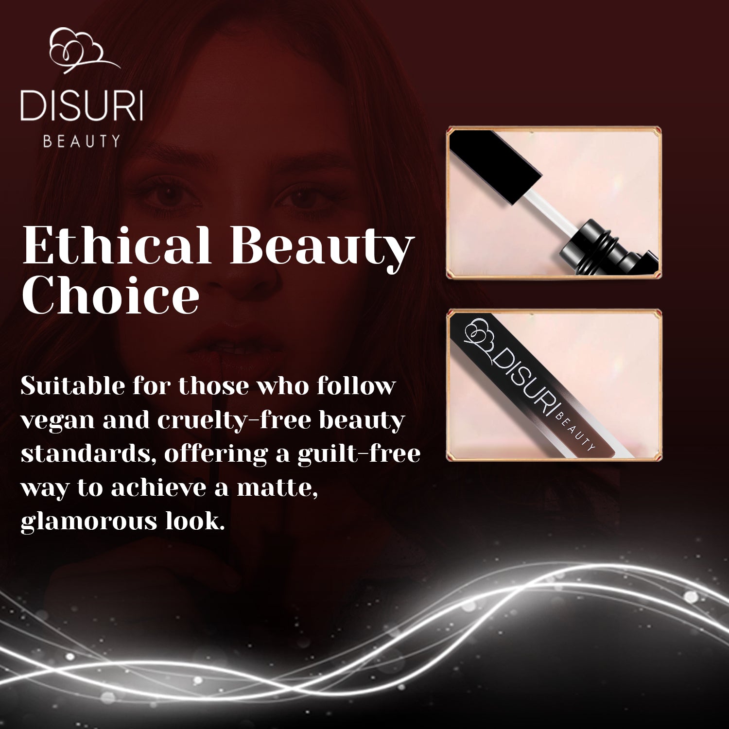 DISURI Beauty Liquid Lipstick - Chocolate Cake