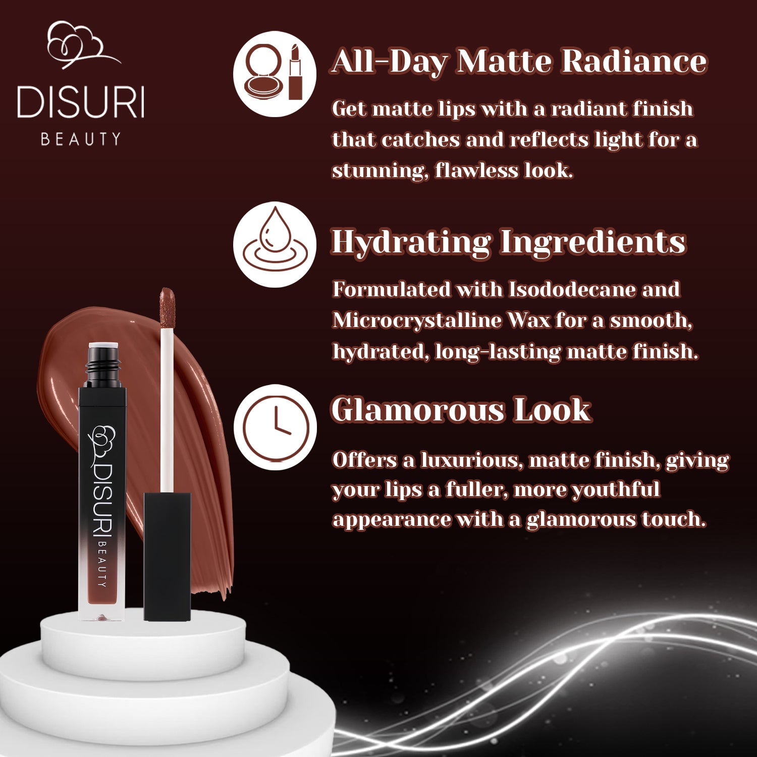 DISURI Beauty Liquid Lipstick - Life in The City