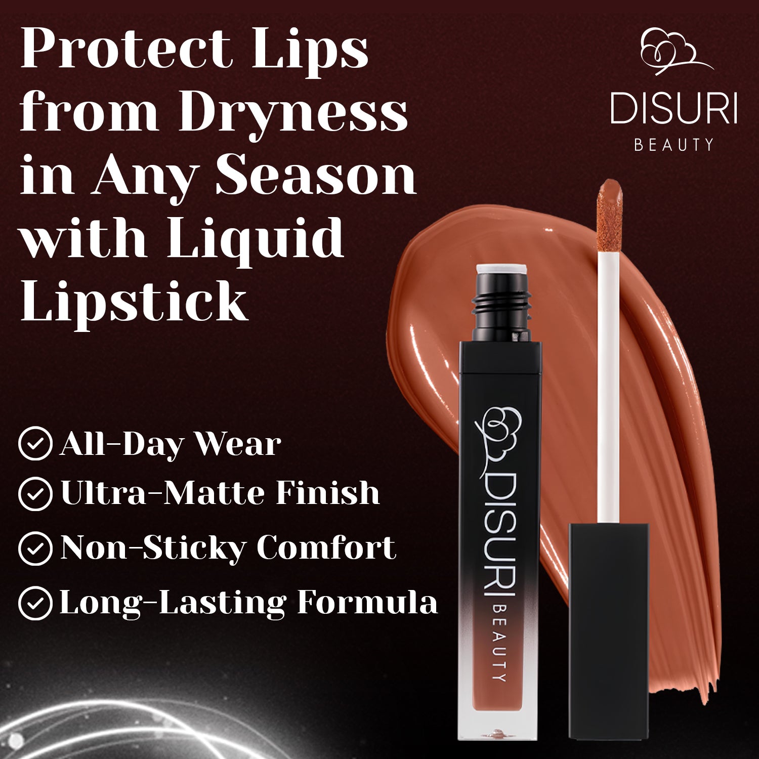 DISURI Beauty Liquid Lipstick - Peanut Butter