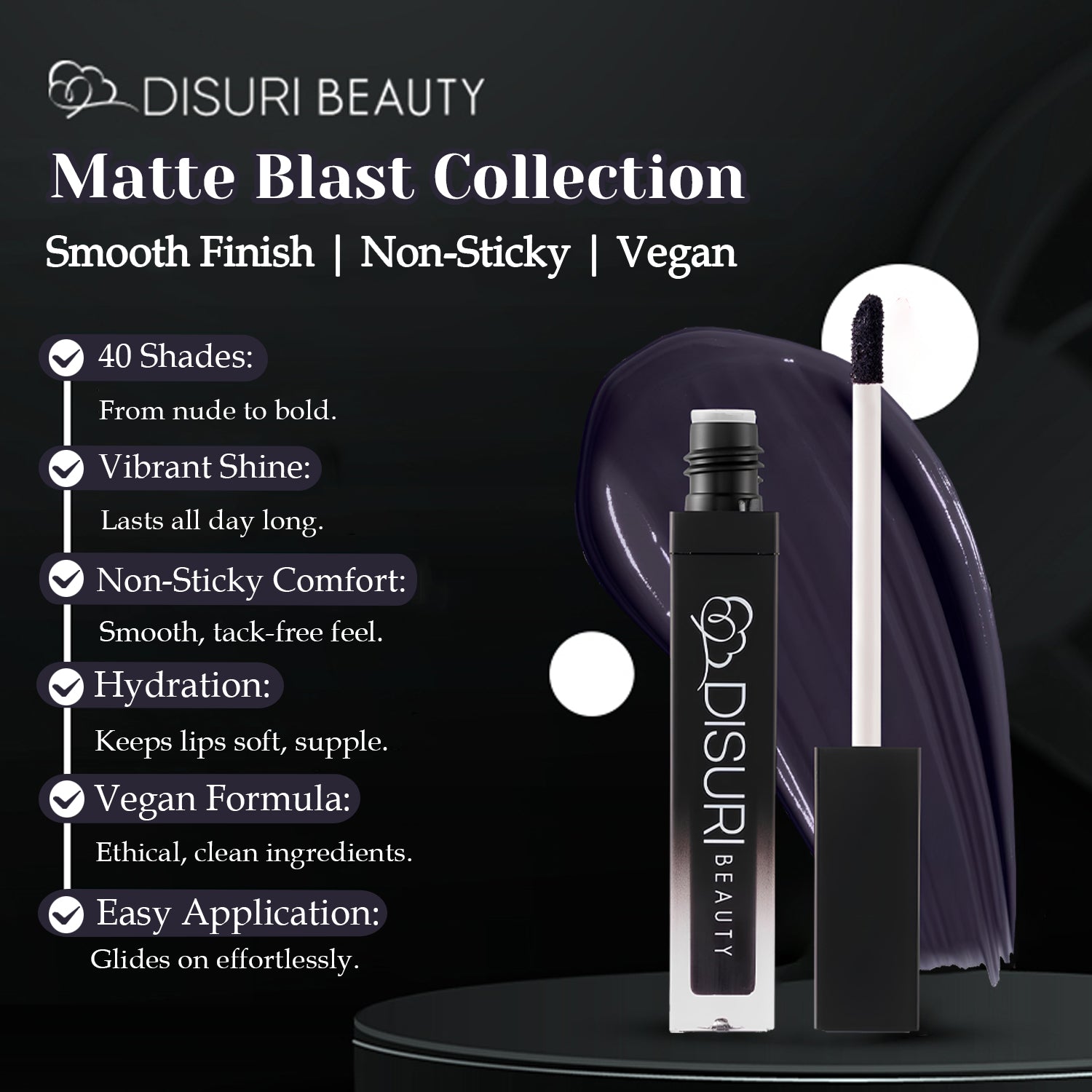 DISURI Beauty Liquid Lipstick - Room 112