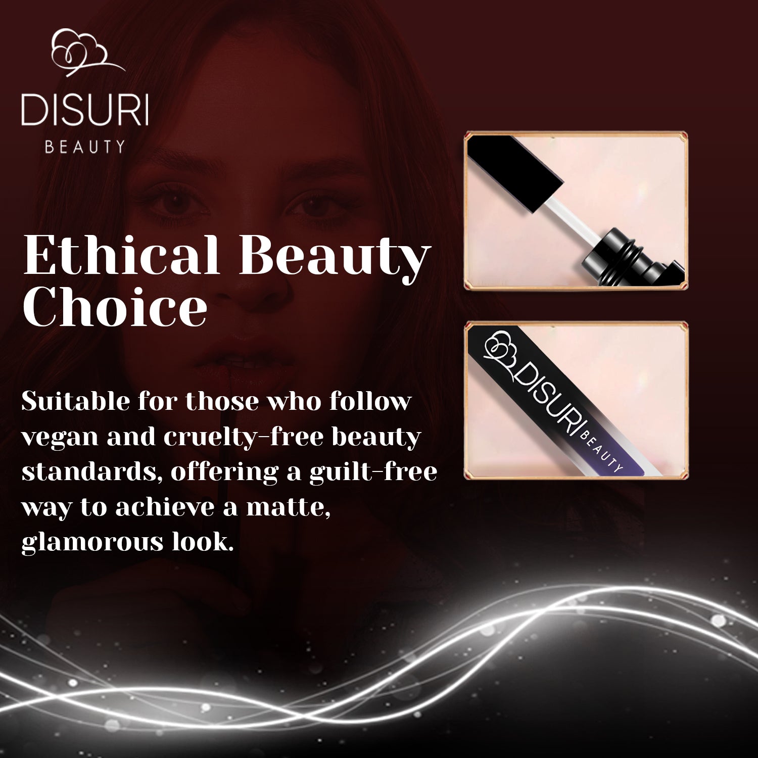 DISURI Beauty Liquid Lipstick - Royal Purple