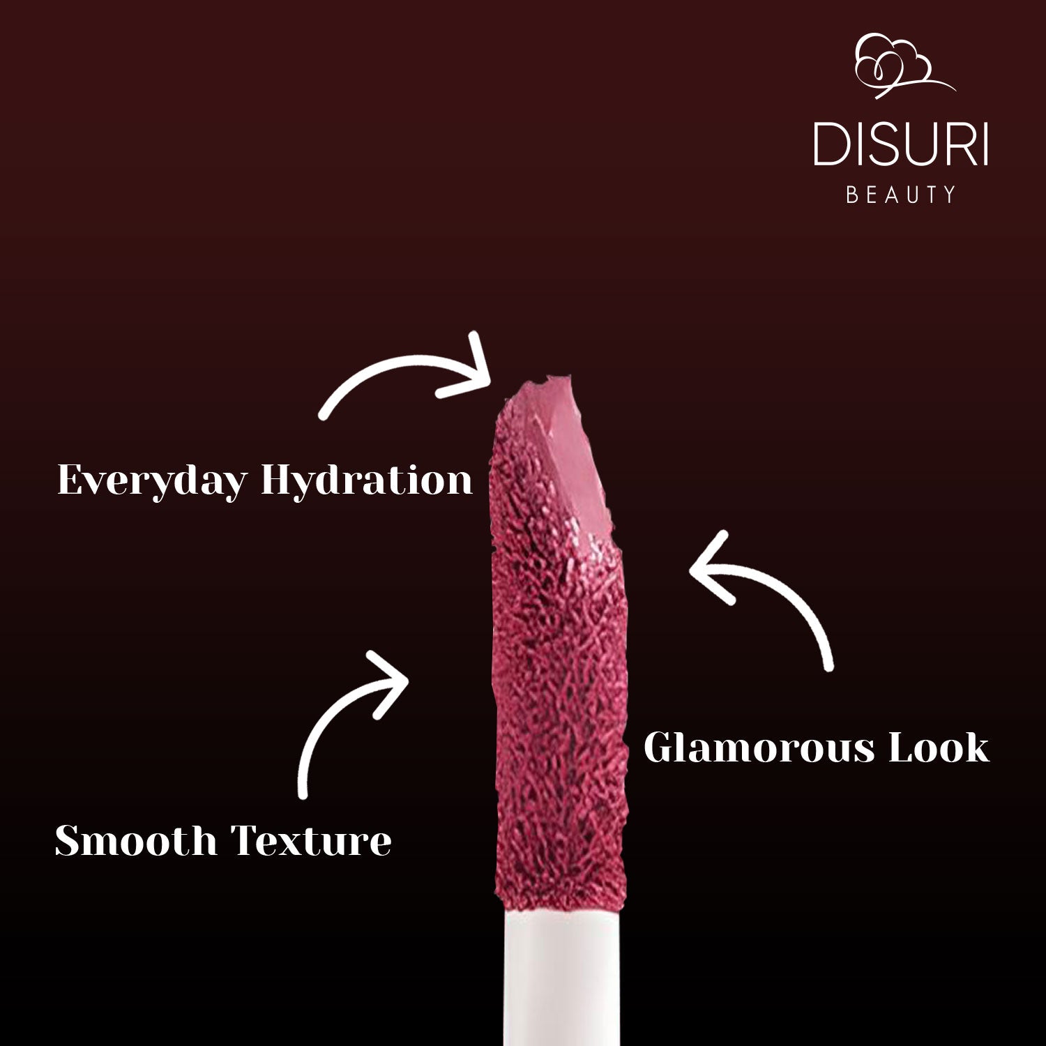 DISURI Beauty Liquid Lipstick - Sin City