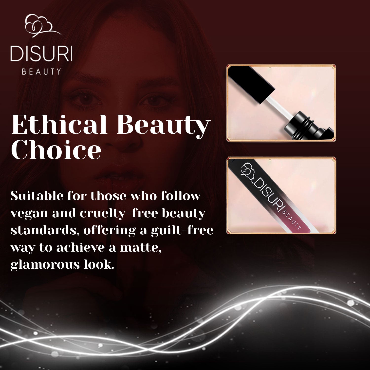 DISURI Beauty Liquid Lipstick - Sin City