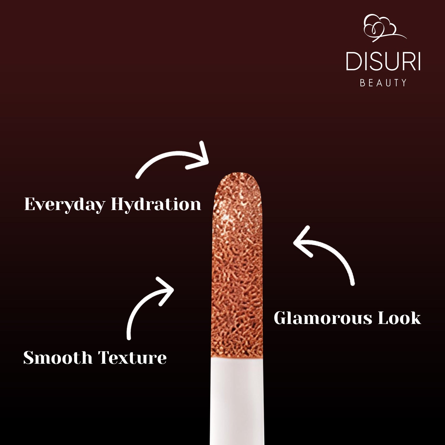 DISURI Beauty Liquid Lipstick - Sweet Honeybun