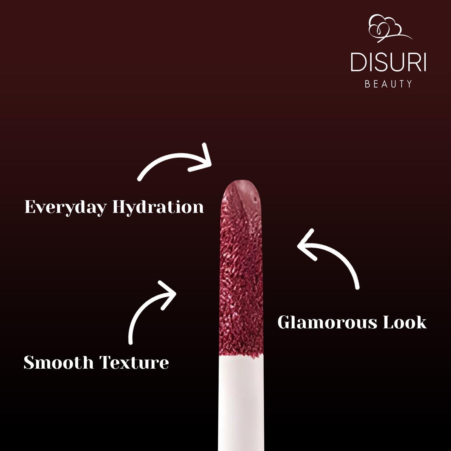 DISURI Beauty Liquid Lipstick - Too Focused