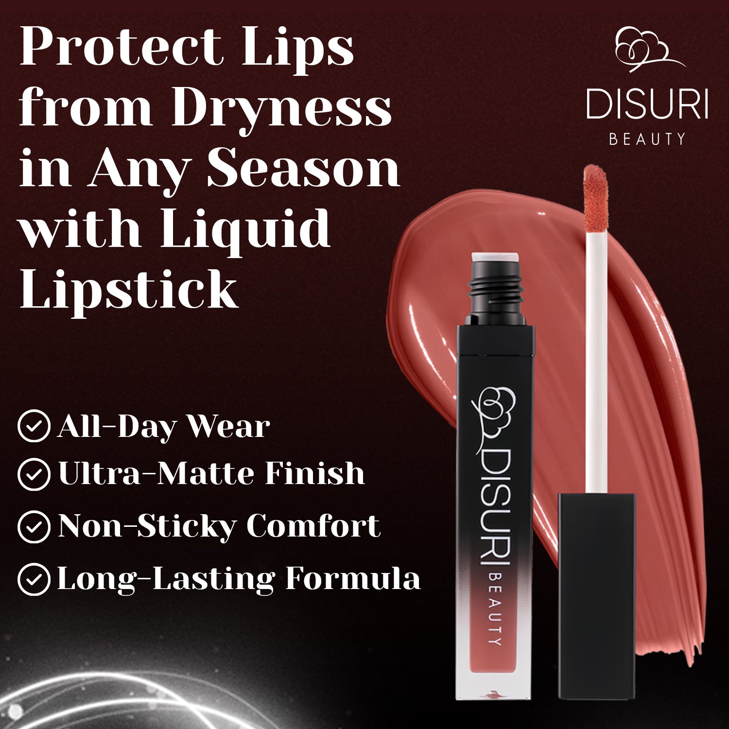 DISURI Beauty Liquid Lipstick - Blush Hour