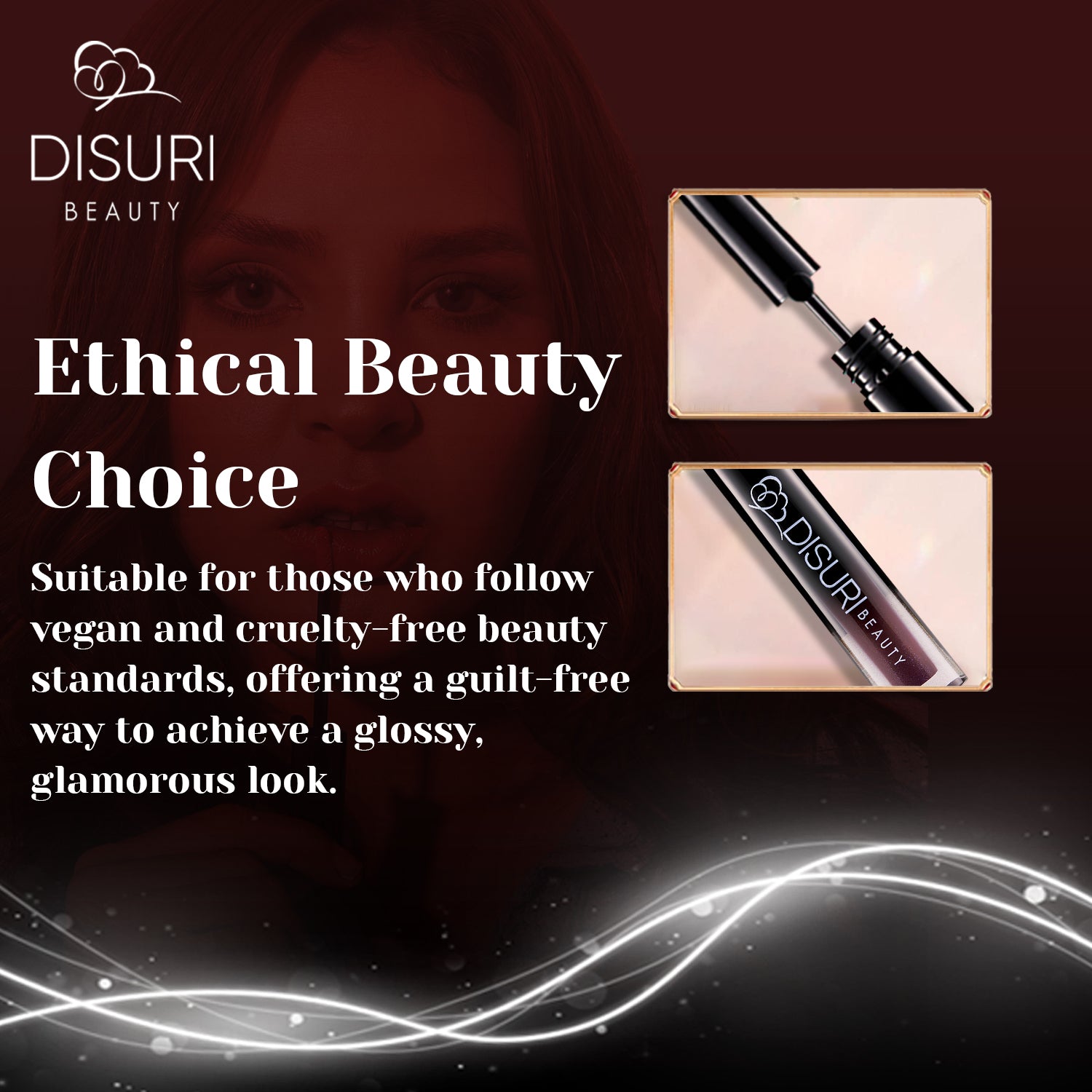 DISURI Beauty Glossy Blast Lip Gloss - Purple Dazzle