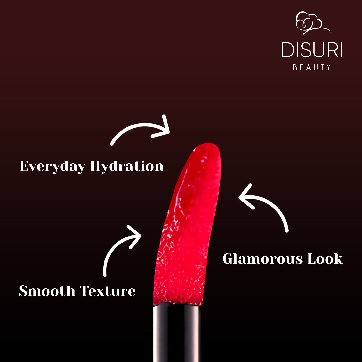 DISURI Beauty Glossy Blast Lip Gloss - Seductive Sin