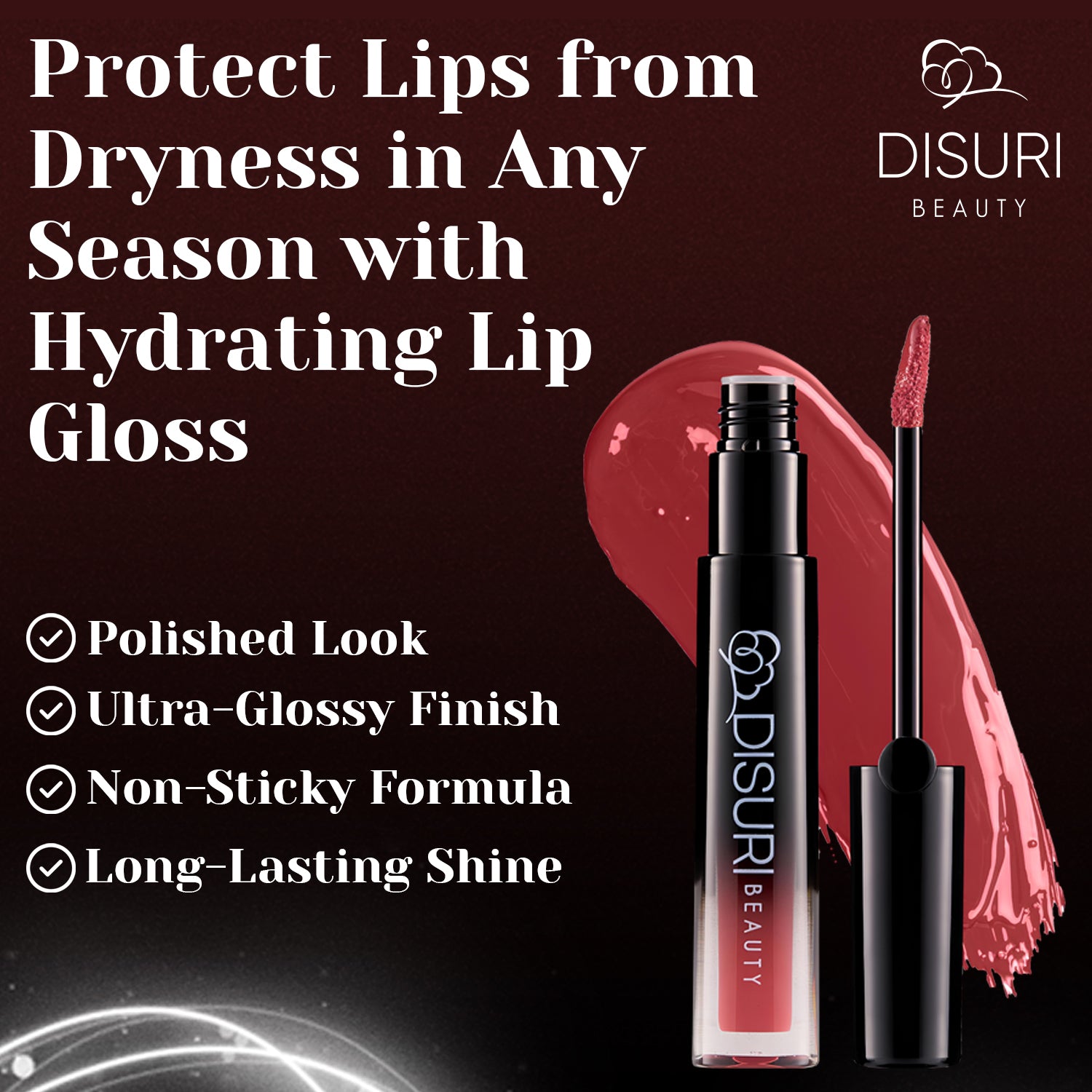 DISURI Beauty Glossy Blast Lip Gloss - Sweet Fantasy