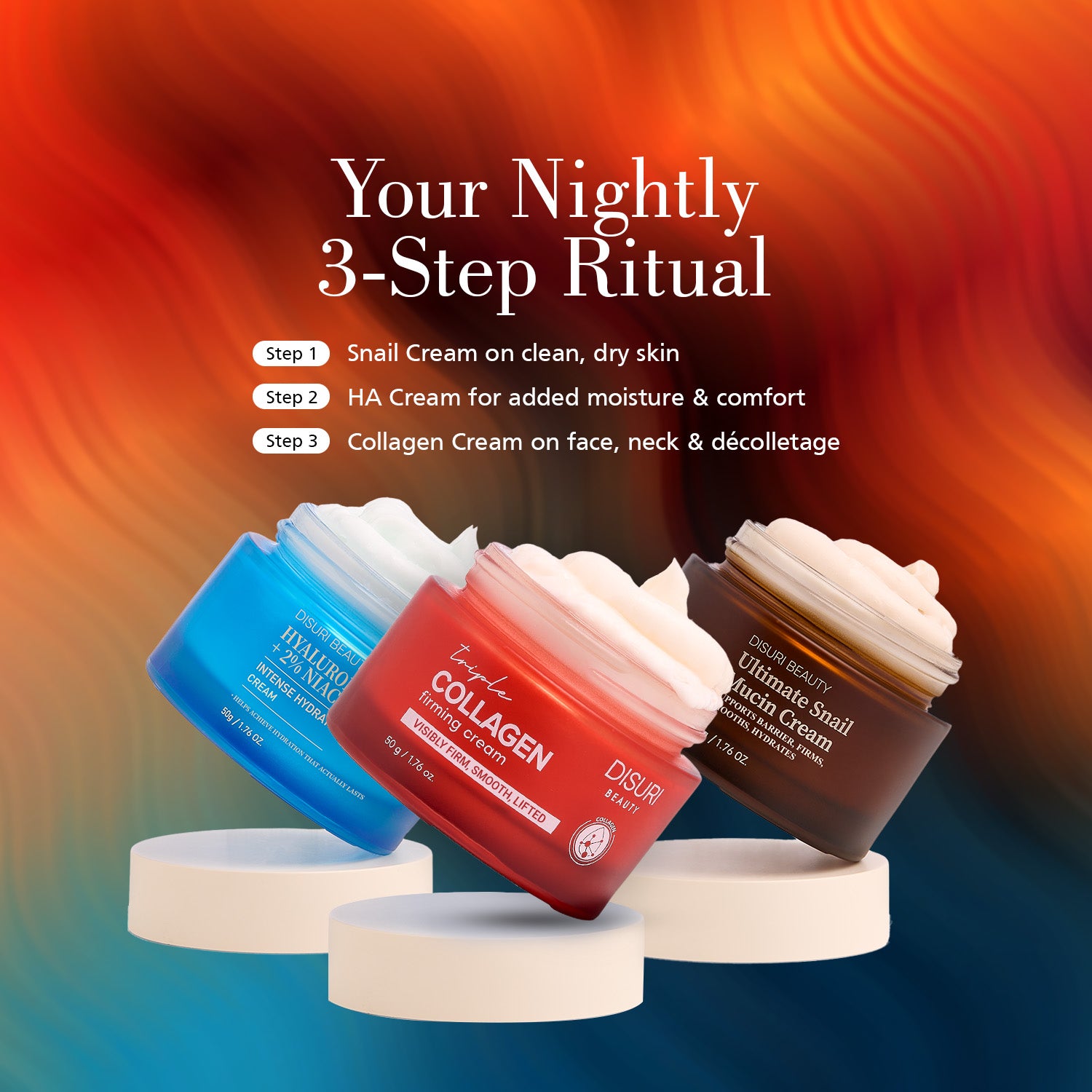 The Complete DISURI System 3-Step Korean Skincare Routine