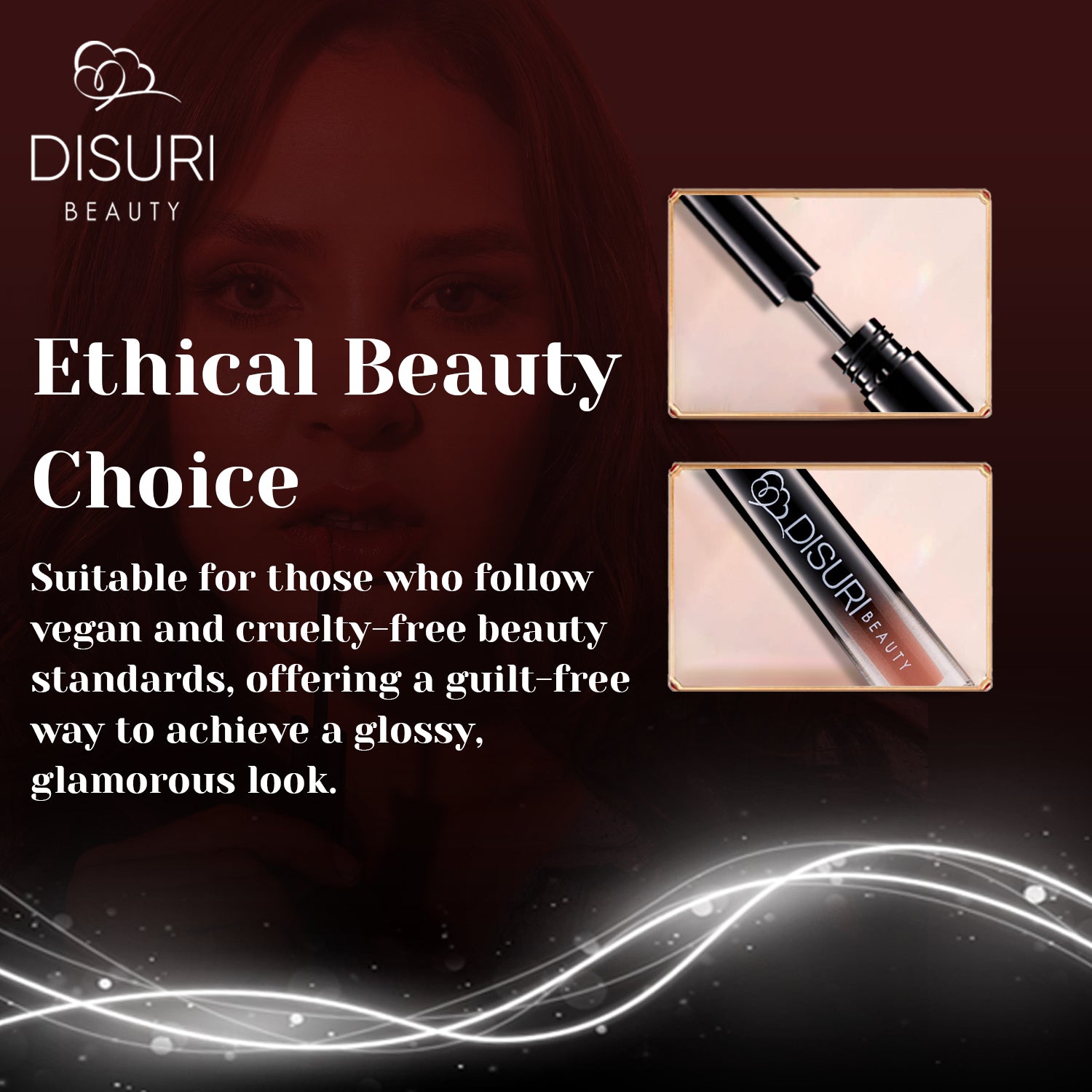 DISURI Beauty Glossy Blast Lip Gloss - Cocoa Crush