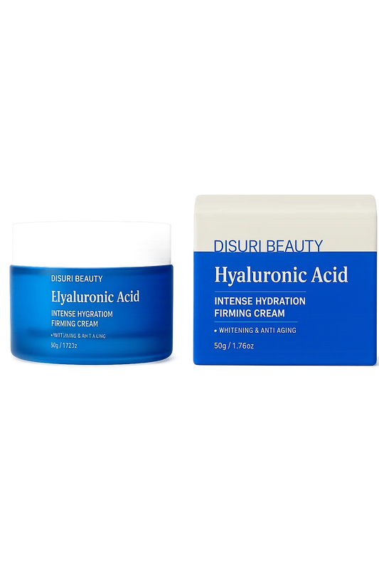 DISURI Beauty Hyaluronic Acid Intense Hydration Firming Cream – Anti-Aging, 1.76 oz