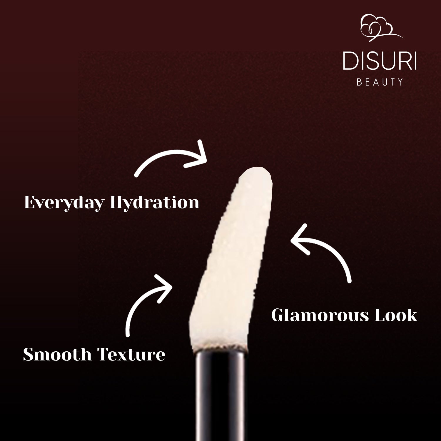 DISURI Beauty Glossy Blast Lip Gloss - Glossy Pop