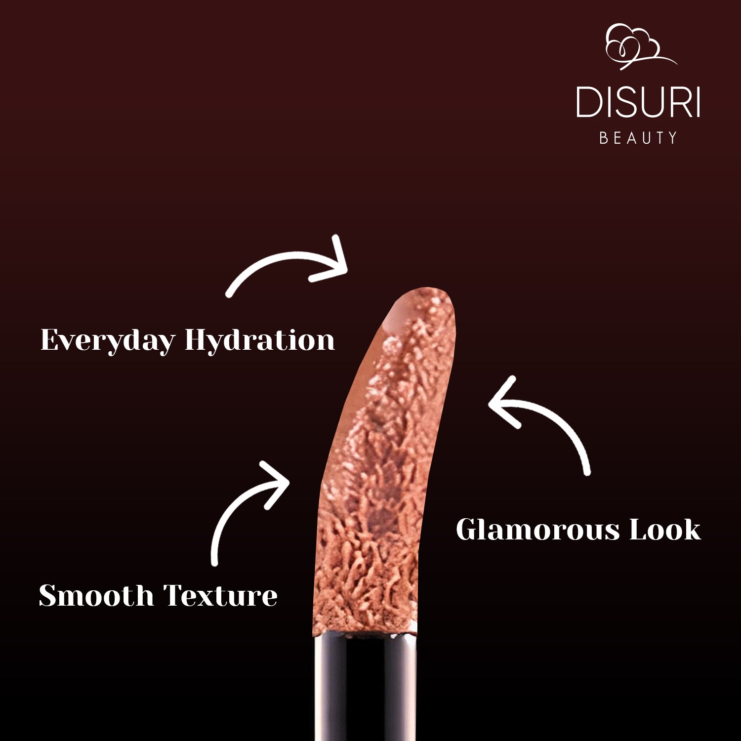 DISURI Beauty Glossy Blast Lip Gloss - Light Sauce