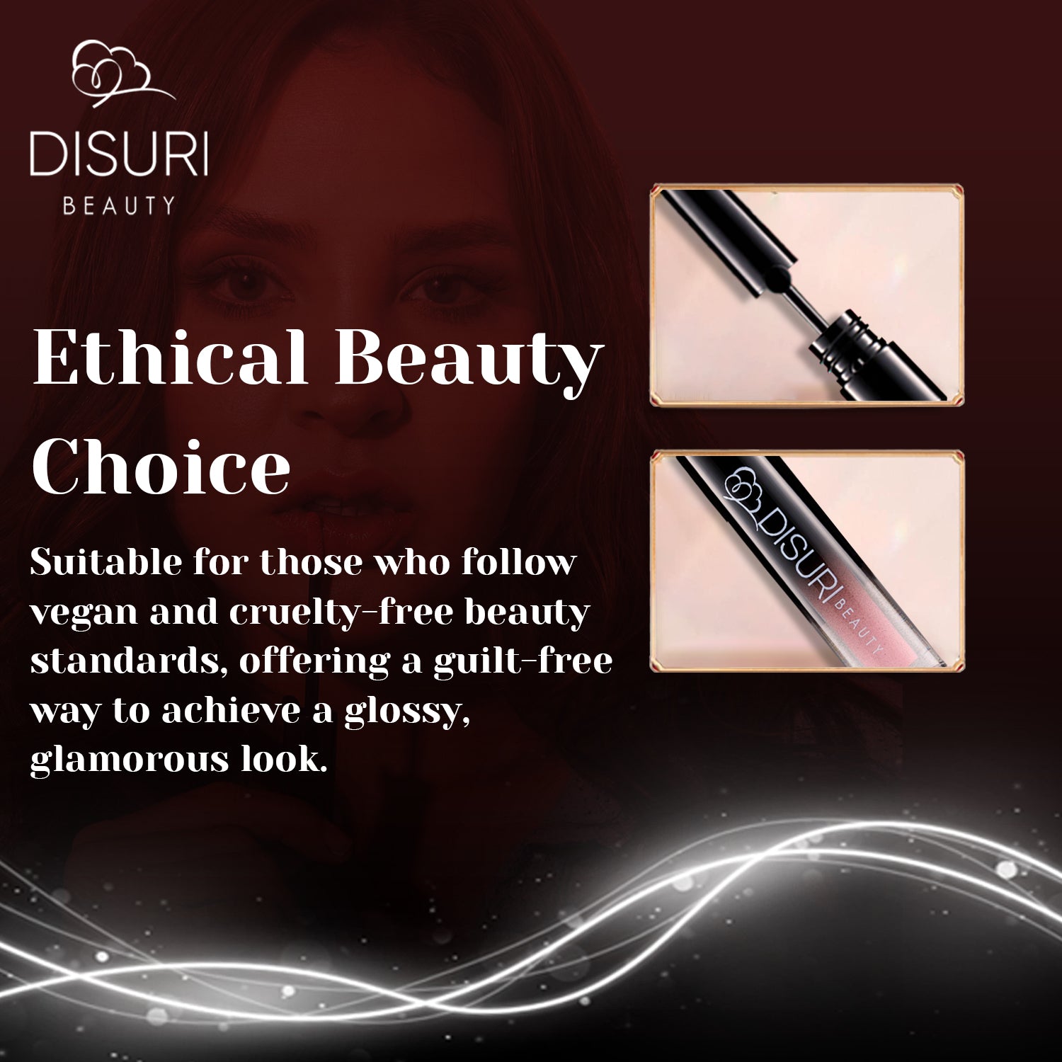 DISURI Beauty Glossy Blast Lip Gloss - Baby Pink