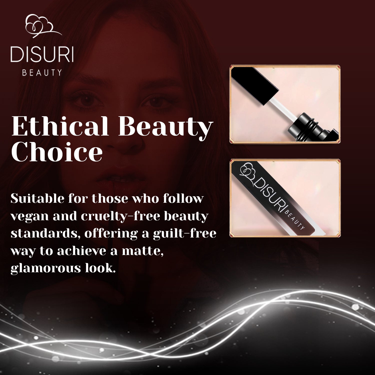 DISURI Beauty Liquid Lipstick - Midnight Mocha